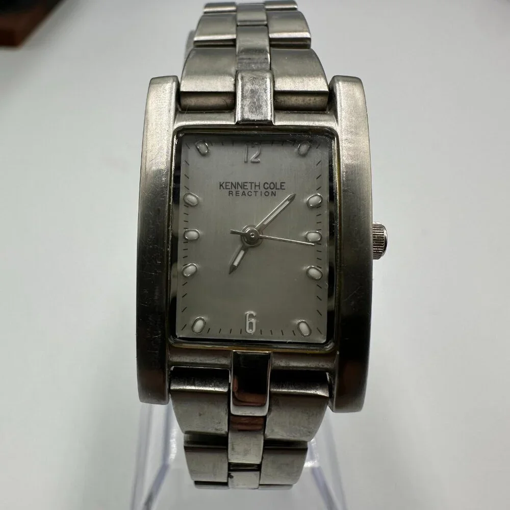 Kenneth Cole Watch Women All Stainless Steel Water Resistant 20MM Case 7.25